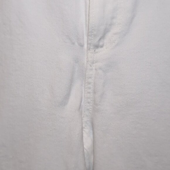 PAIGE Flaunt Bombshell Ankle Skinny Jeans Blanchette White Denim Curvy Fit - Picture 11 of 17